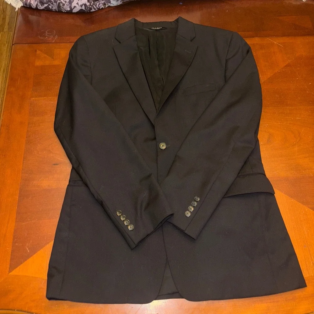 Jos A Bank | Travelers Collection | Black Wool Blazer |‎ Men's 42L
